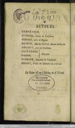 Acteurs