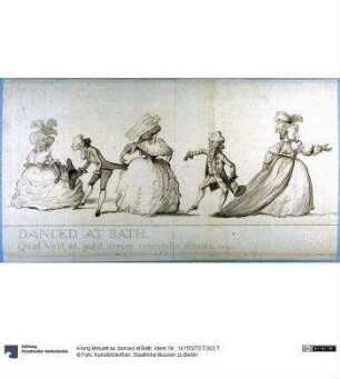 A long Minuett as danced at Bath