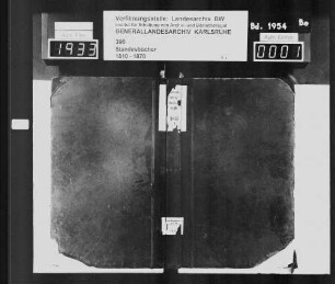 Karlsruhe, evangelische Gemeinde: Standesbuch 1853