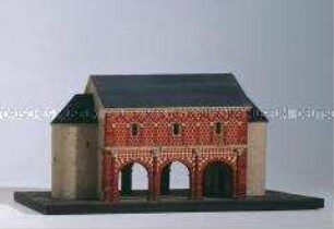 Modell der Torhalle von Lorsch, Relikt einer 774 gegründeten Klosteranlage