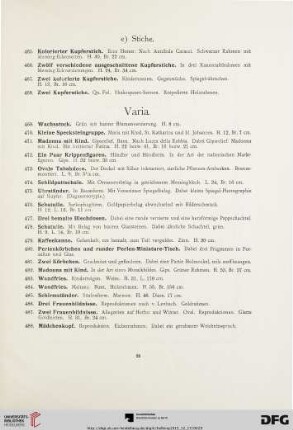 Varia (Nr. 469-488)
