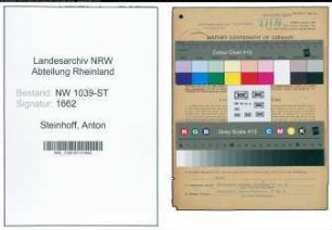 Entnazifizierung Anton Steinhoff , geb. 14.10.1903 (Landwirt)