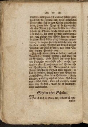 [VIII. Schelm über Schelm.]