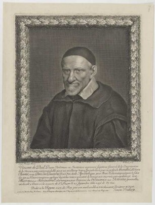 Bildnis des Vincent de Paul