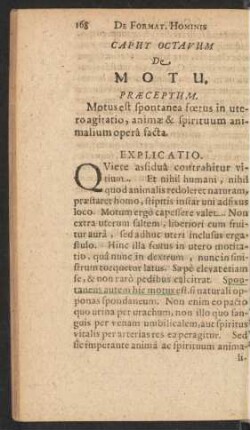 Caput Octavum De Motu