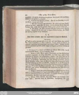 §. 2. Von dem Urheber oder der wirkenden Ursach des Gebets.