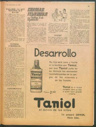 Interés, curiosidad...