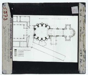 Köln, St. Gereon : Grundriss mit Altersangaben
