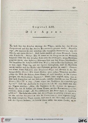 Capitel LIII: Die Apene
