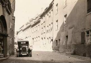 Bautzen. Blick in die Hohengasse von der Heringstraße