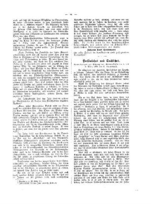 Persönliches und Sachliches