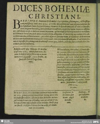 Duces Bohemiae Christiani