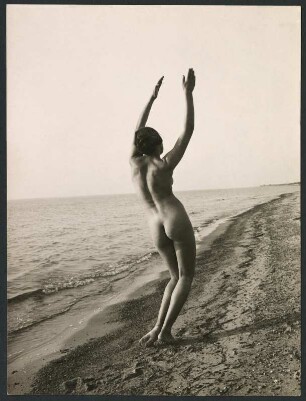 Bewegungsstudie am Strand