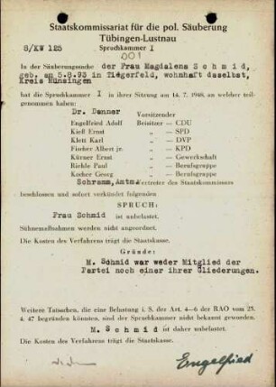 Schmid, Magdalena