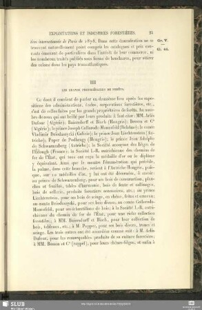 III Les Grands Propriétaires De Forêts