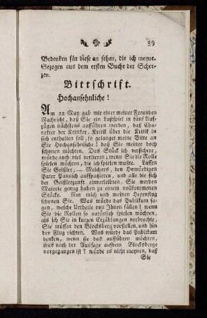 Bittschrift