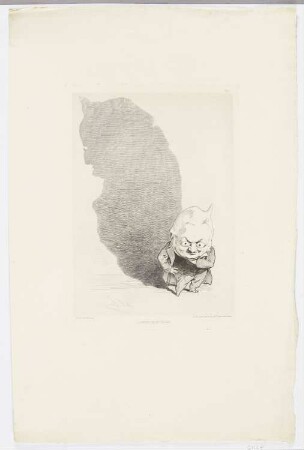 L’ombre de Monsieur Thiers, aus: " L’Illustration nouvelle", Paris 1877