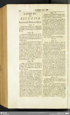 Caput XV. De Ecclesia