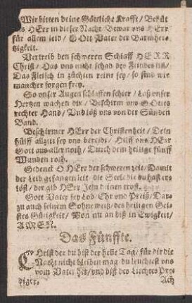 [Ende Das vierdte Liedt.]