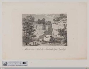 Ansicht eines Theils des Steinbruchs beym Jaegerhauss