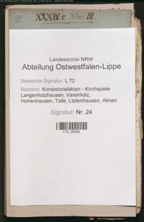 Reparaturen am Küsterhaus (Kantorhaus) und am Schulhaus [siehe auch Nr. 1 und Nr. 8]
