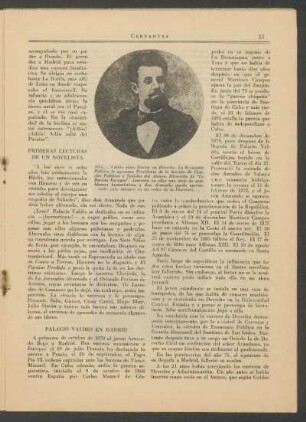 Primeras lecturas de un novelista