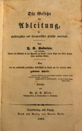Die Gesetze der Ableitung