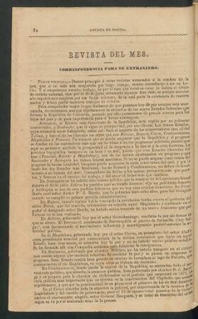 Revista del mes.