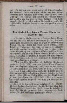 Der Palast der letzten Tatar-Chane in Baktschisarai