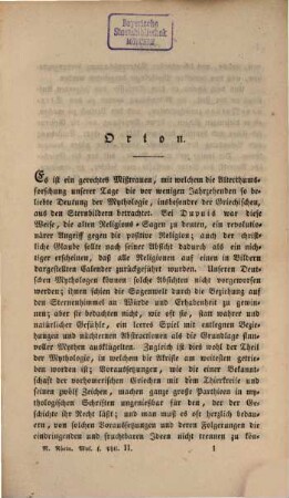 Rheinisches Museum für Philologie. 2. 1834