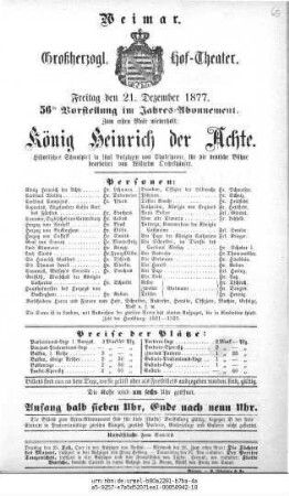 König Heinrich der Achte