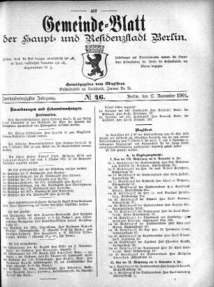 1901,46: No. 46, 17. November 1901