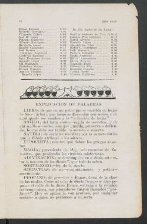 Explicacion de palabras
