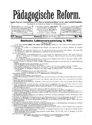 Deutsche Lehrerversammlung in Köln