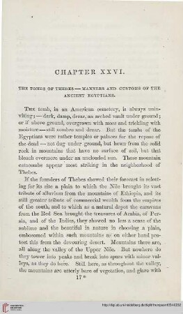 Chapter XXVI: The tombs of Thebes – Manners and customs of the ancient Egyptians