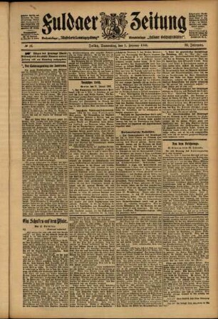 Ausgabe vom Donnerstag, den 01. Februar 1906.