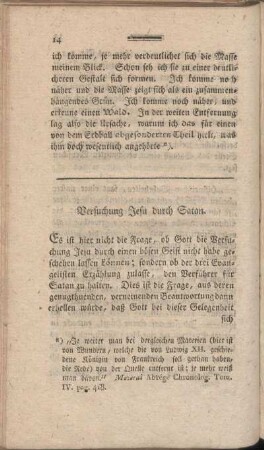 Versuchung Jesu durch Satan.