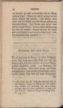 Versuchung Jesu durch Satan.