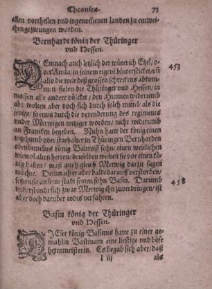Bernhardt könig der Thüringer vnd Hessen.