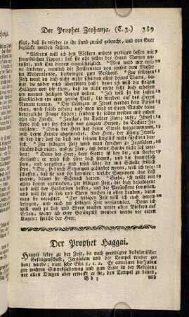389-391, Der Prophet Haggai.