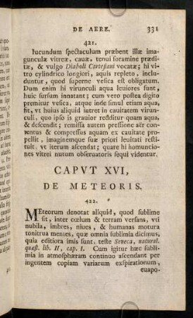 331-349, XVI. De Meteoris