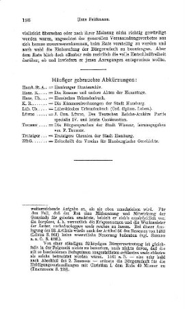 Häufiger gebrauchte Ablürzungen.