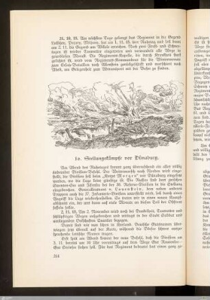 10. Stellungskämpfe vor Dünaburg