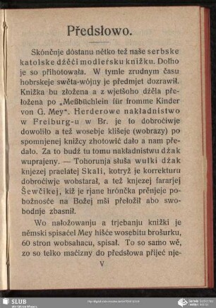 Předsłowo