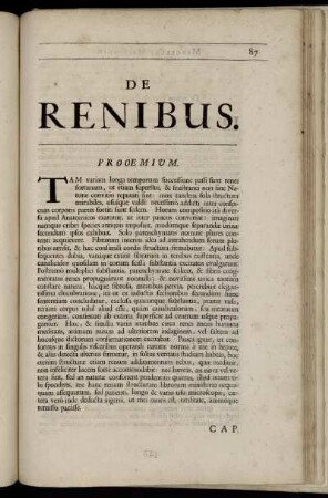 De Renibus.