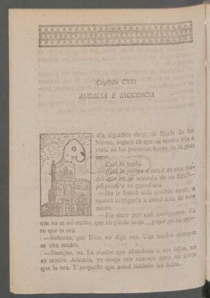 Capítulo CXVI - Audacia e inocencia