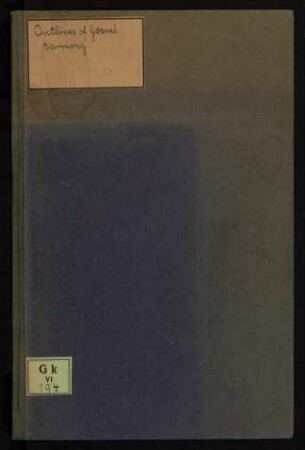 Kālakramanusāramāyi racicca yēśu kristanṯe jīvacaritram : Outlines Of Gospel Harmony