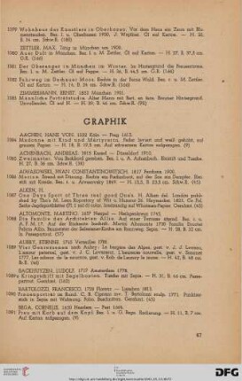 Graphik (Nr. 1084-1176)