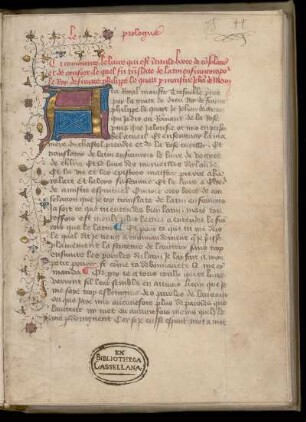 Le prologue