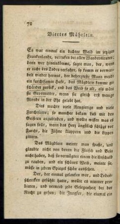 Viertes Mährlein.